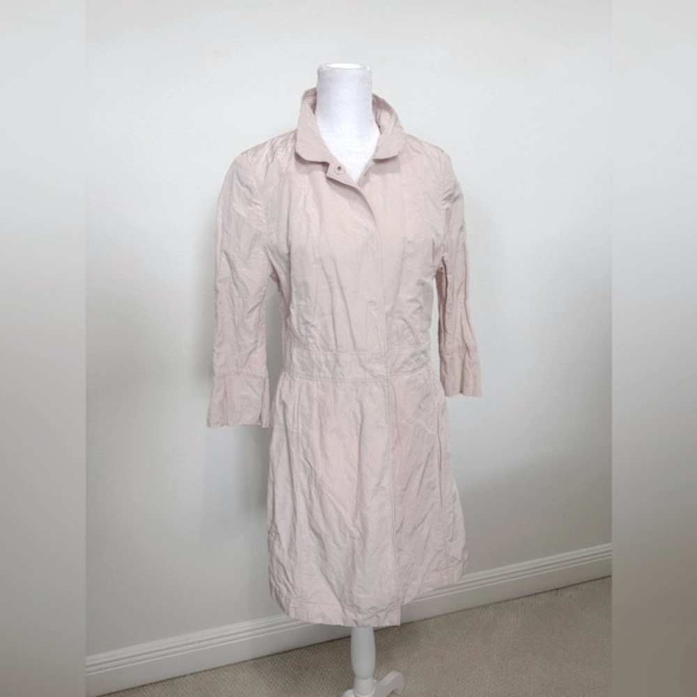 Worth Unique Light Weight Coat, Rumbled Fabric Effect, Size S